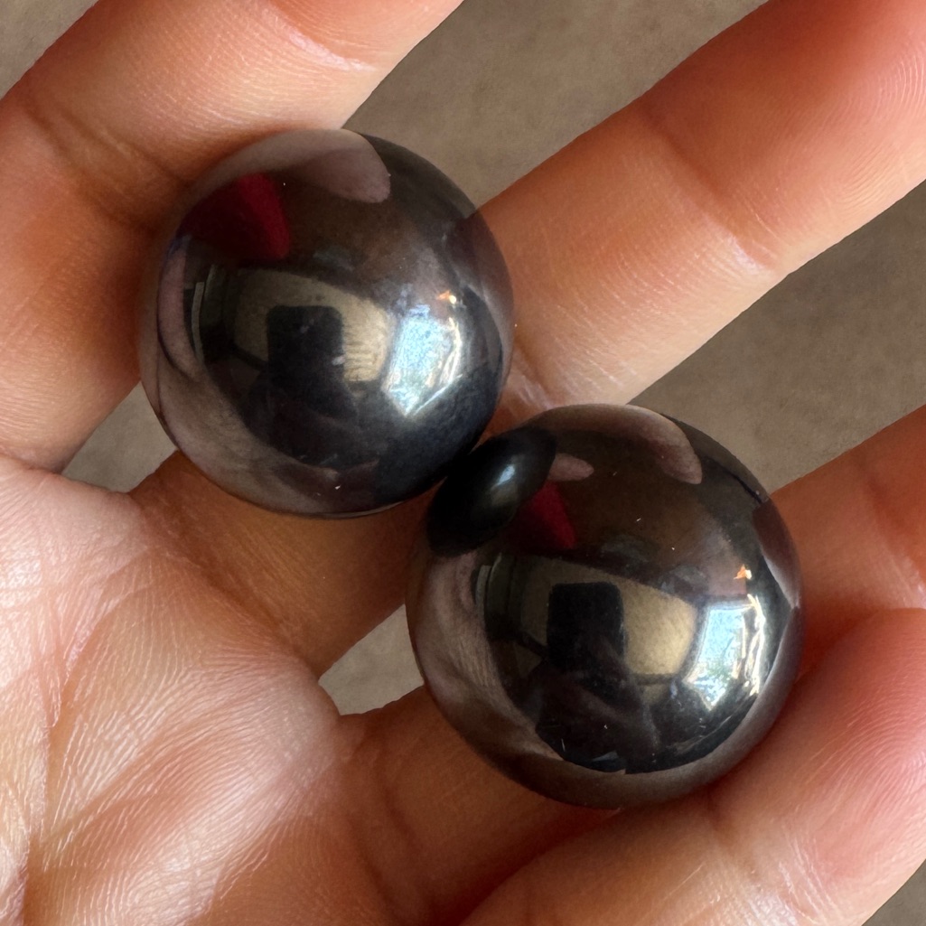 2 Super Strong Hematite Magnets